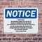 Signmission Roof Deck No Person Under The Age Of 18, 10 in W x Rectangle, Plastic OS-2PACK-NS-P-710-L-18123 - alternate 4